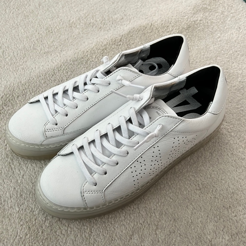 P448 John L. Leather Low Top Sneaker